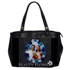 flower lady - Oversize Office Handbag