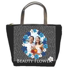 flower lady - Bucket Bag
