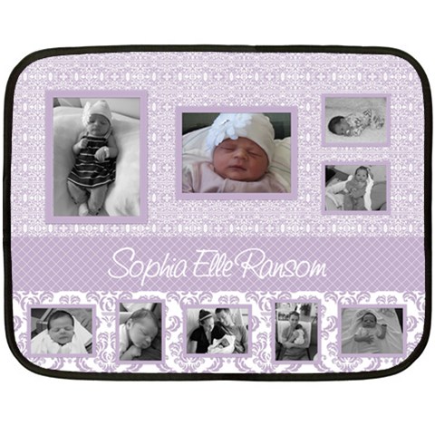 Sophia Mini Blanket By Klh 35 x27  Blanket