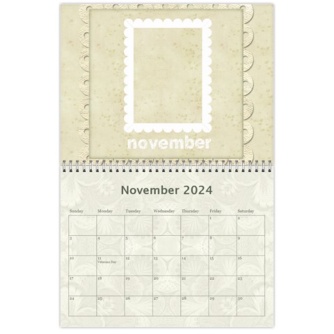 Damask Wedding 2025 Calendar  By Catvinnat Nov 2025