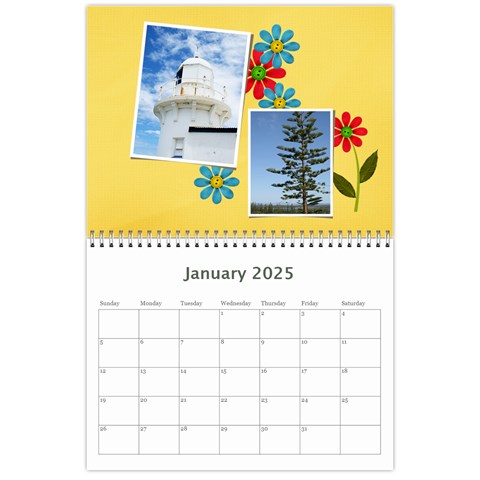 Calendar Jan 2025