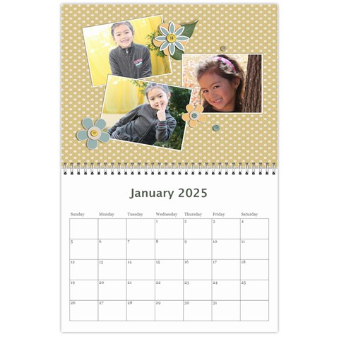 Calendar Jan 2025