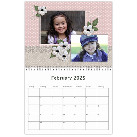 Calendar Feb 2025