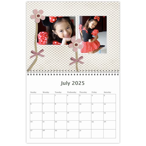 Calendar Jul 2025