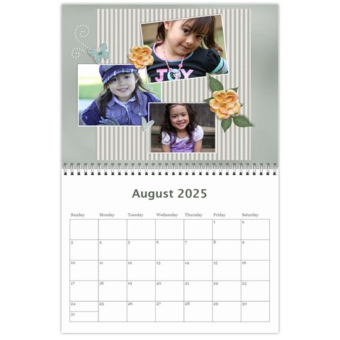 Calendar Aug 2025