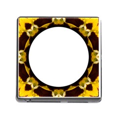 Memory Card Reader - Yellow Pansy