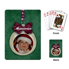 Christmas ornament-playing cards - Playing Cards Single Design (Rectangle)