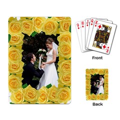 Lemon Roses playing cards - Playing Cards Single Design (Rectangle)