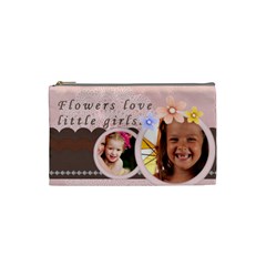 flower and lovely kids - Cosmetic Bag (Small)