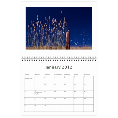 2012/13 Calendar By Tim Nichols Jan 2012