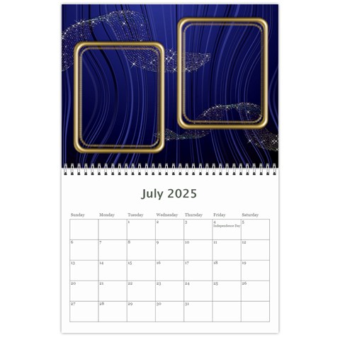 Showcase 2025 (any Year) Calendar By Deborah Jul 2025