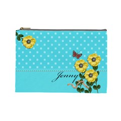 Cosmetic Bag (Large) - Yellow Flowers 4U (7 styles)