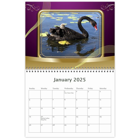 Memories 2025 (any Year) Calendar 8 5x6 By Deborah Jan 2025