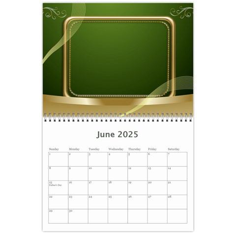 Memories 2025 (any Year) Calendar 8 5x6 By Deborah Jun 2025