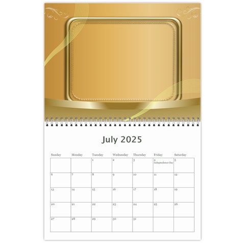 Memories 2025 (any Year) Calendar 8 5x6 By Deborah Jul 2025