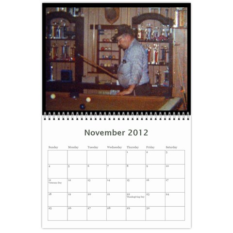 2012 Price Calendar By Lori Nov 2012