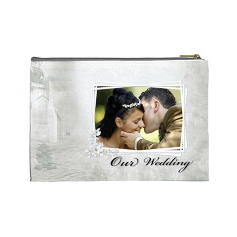 Our Wedding (large) Cosmestic Bag By Deborah Back