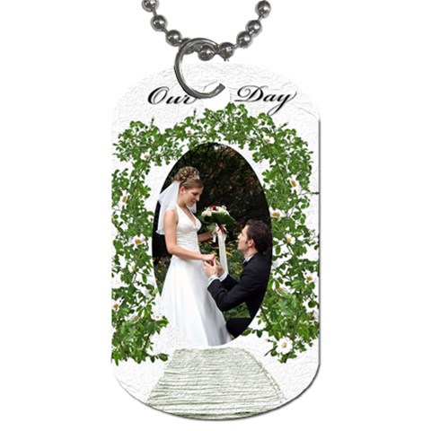 Our Day (2 Sided) Dog Tag By Deborah Front