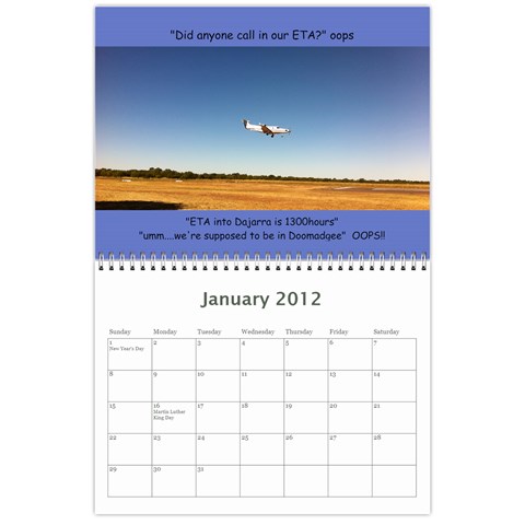 Rfds Calender By Rachael Moulden Jan 2012