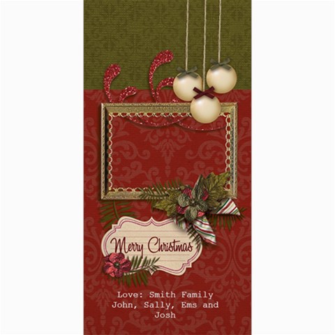 4x8 Photocard: (v) Merry Christmas By Jennyl 8 x4  Photo Card - 1