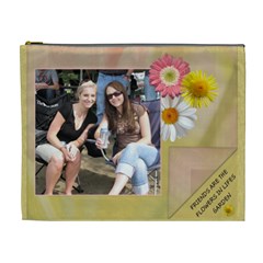 Friends Are Like Flowers XL Cosmetic Bag (7 styles) - Cosmetic Bag (XL)