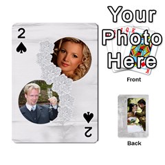 Our Wedding 54 design (2 sided) cards - Playing Cards 54 Designs (Rectangle)