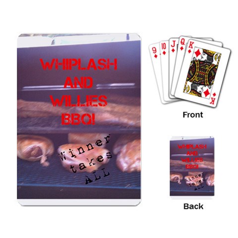 Playing Cards Wwbbq By Kailey C Nieman Back