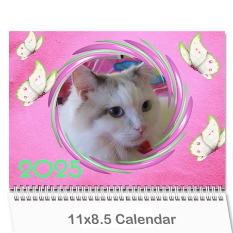 Little Butterflies 2025 (any Year) Calendar By Deborah Cover