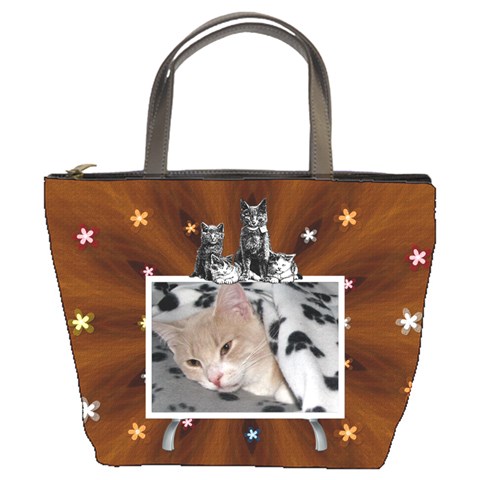 My Cat Bucket Bag By Lil Front