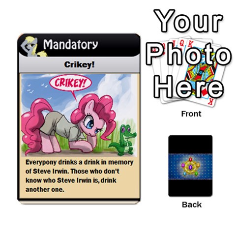 Pony Drinking Deck 1 By Gonzo Anon Front - Diamond5