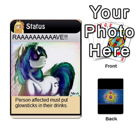 Pony Drinking Deck 3 By Gonzo Anon Front - Spade9