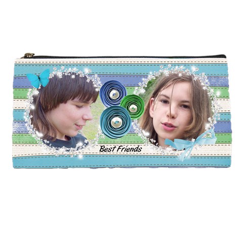 Best Friends Pencil Case By Laurrie Front