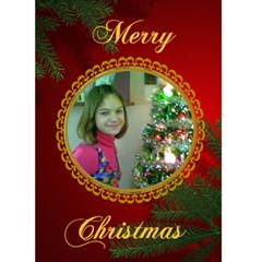 pine brow Christmas Card - Greeting Card 5  x 7 
