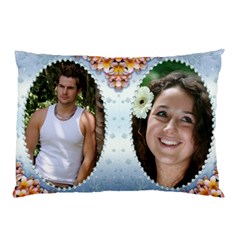 Blue Pearl Framed Pillow Case (2 sided) - Pillow Case (Two Sides)