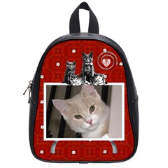 Cute Cat Small School Bag - School Bag (Small)
