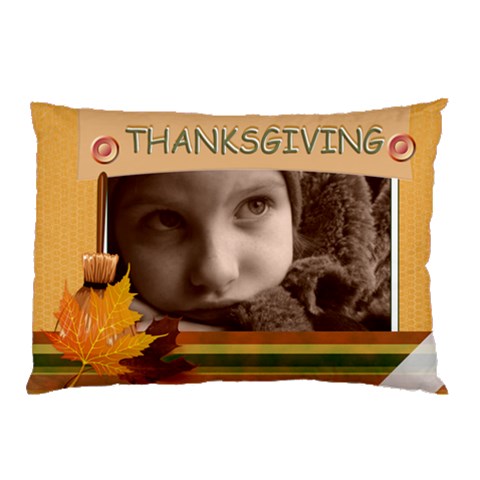 Thanksgiving By Joely 26.62 x18.9  Pillow Case