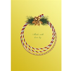 Lemon Christmas Wreath 5x7 Card