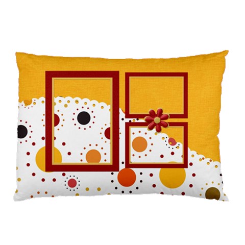 Tangerine Breeze Double Sided Pillow Case  1 By Lisa Minor Front