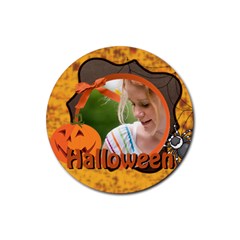 halloween - Rubber Coaster (Round)