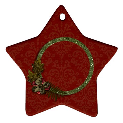 Ornament (two Sides): Star1 By Jennyl Front