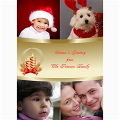 Seasons greetings Photo Card 5x7 - 5  x 7  Photo Cards