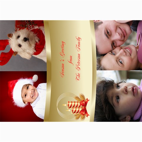 Seasons Greetings Photo Card 5x7 By Deborah 7 x5  Photo Card - 2