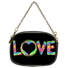 Love Tie Dye Chain Purse