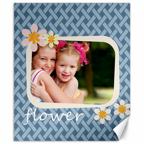 Flower Kids By Joely 8.15 x9.66  Canvas - 1