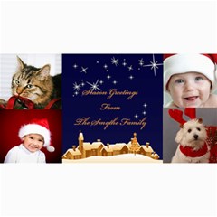 Holiday Greetings 4x8 Photo card - 4  x 8  Photo Cards