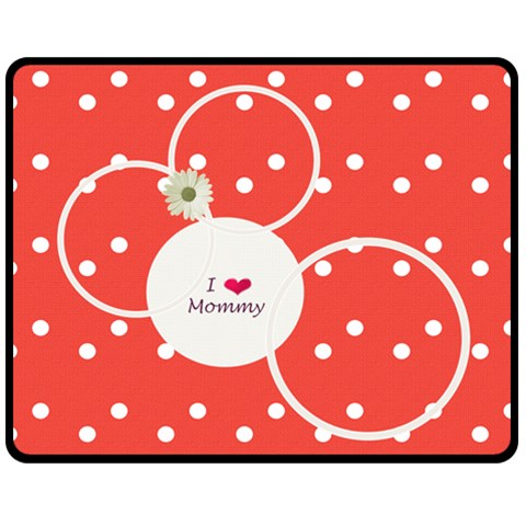 Love Mommy Medium Blanket By Daniela 60 x50  Blanket Front