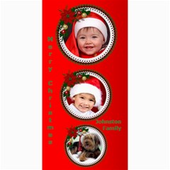 Merry Christmas 4x8 Photo Card 2 - 4  x 8  Photo Cards