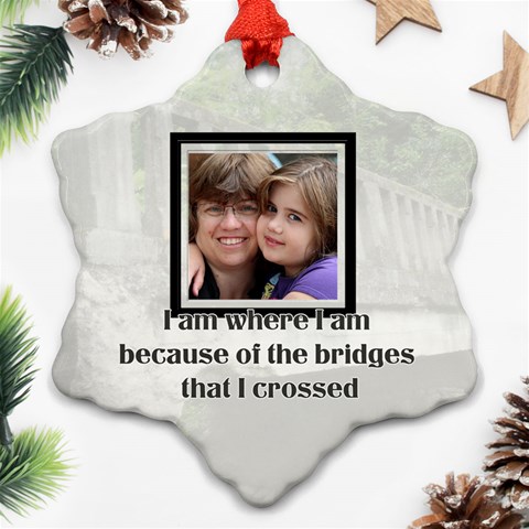 Bridge Ornament By Patricia W Front