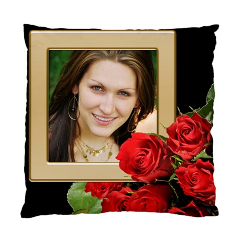 Red Red Rose Cushion Case (2 Sided) By Deborah Back