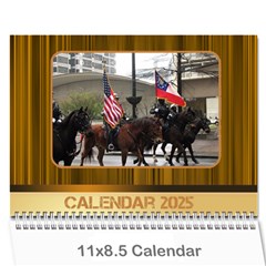 Highlights 2025 Calendar LARGE NUMBERS - Wall Calendar 11  x 8.5  (12-Months)